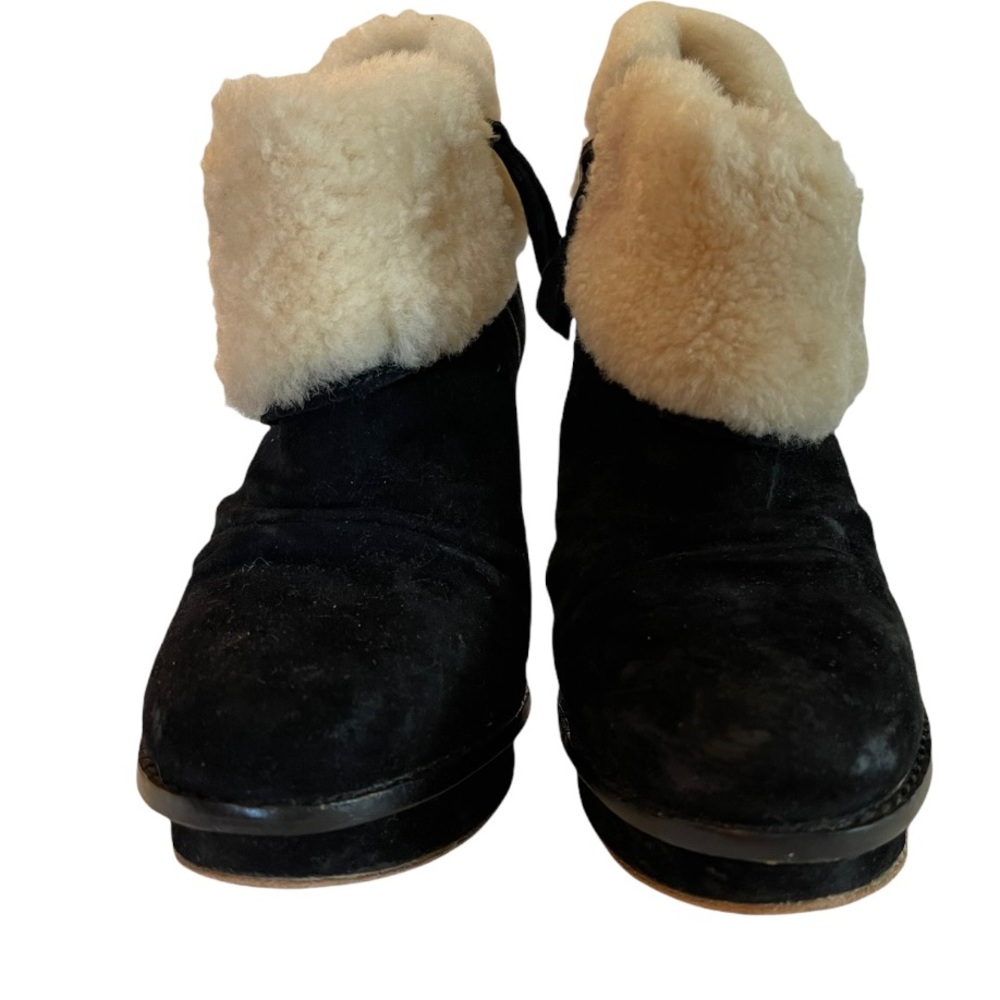 UGG Georgette Black Suede Women's Boot - Picture 4 of 5